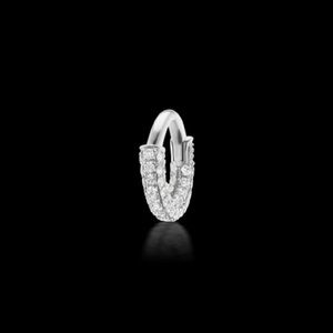 Maria Tash 5mm Diamond Five Row Pavé Ring